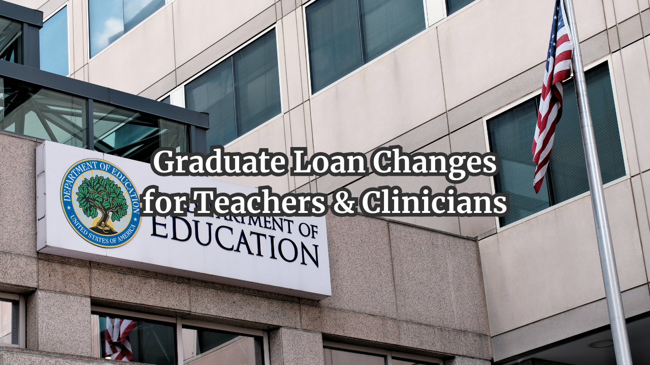 graduate loan changes for teachers
