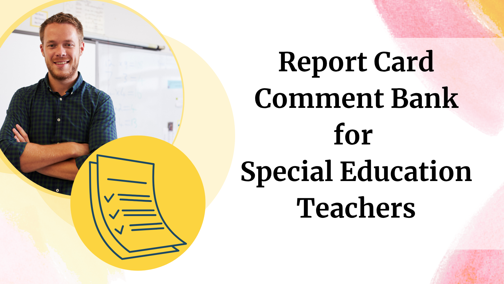report card comment bank