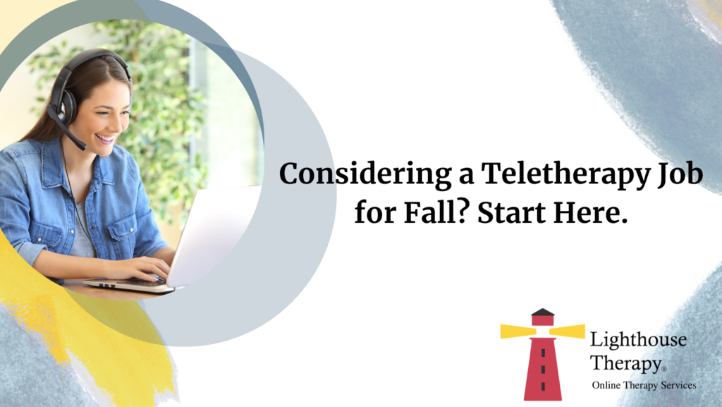 teletherapy job for fall