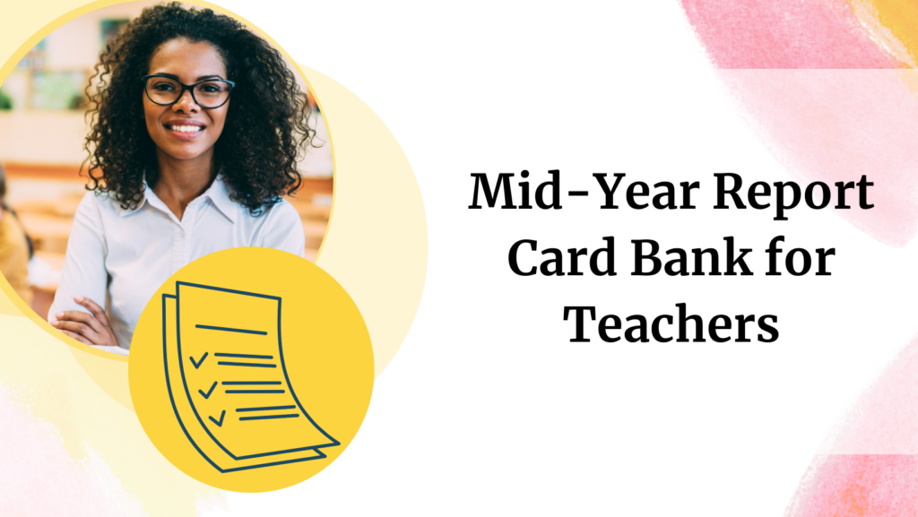 report card comment bank