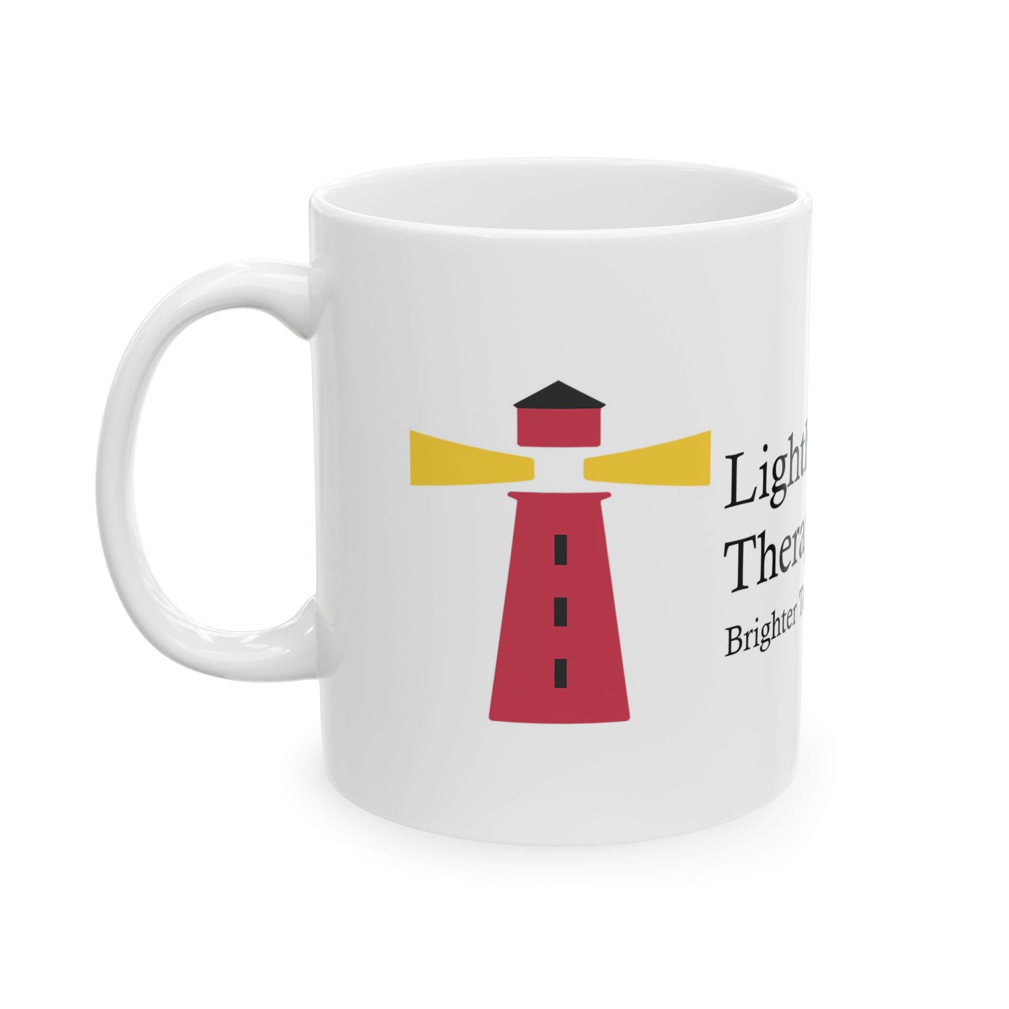 Lighthouse Therapy Brighter Together Mug | Ceramic Coffee Cup - Image 3
